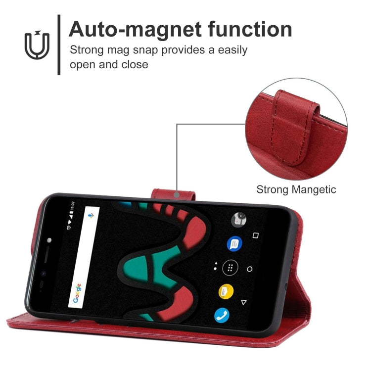 Leather Phone Case For Wiko Upulse Lite