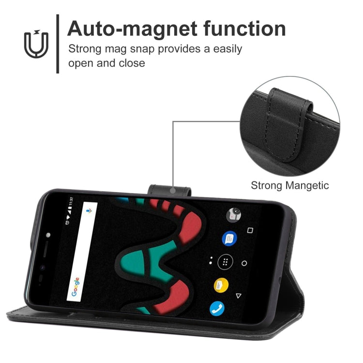 Leather Phone Case For Wiko Upulse Lite