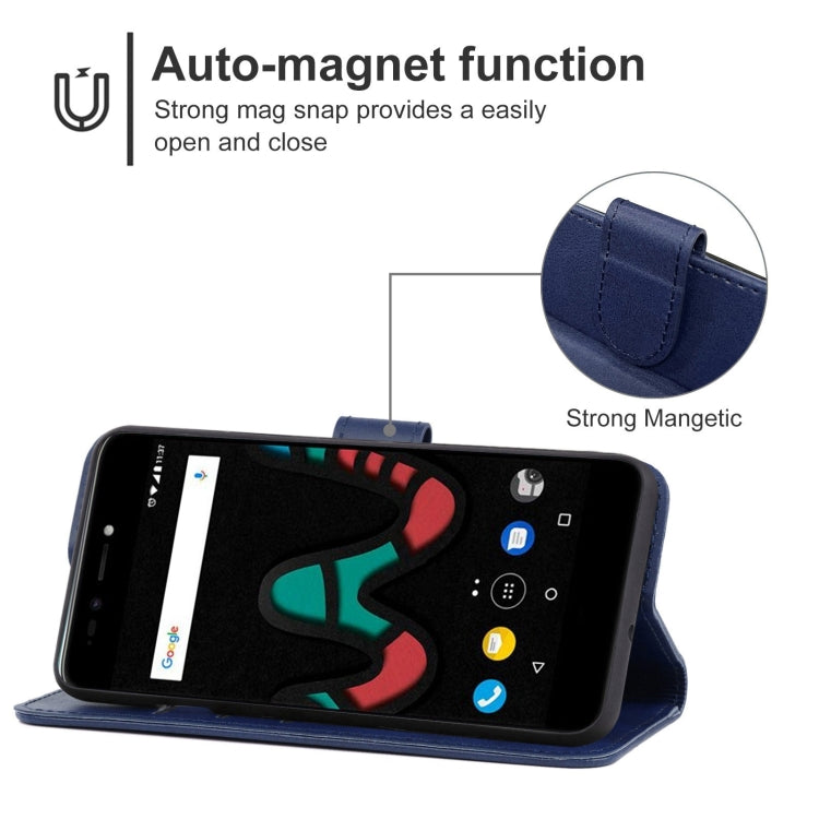 Leather Phone Case For Wiko Upulse Lite