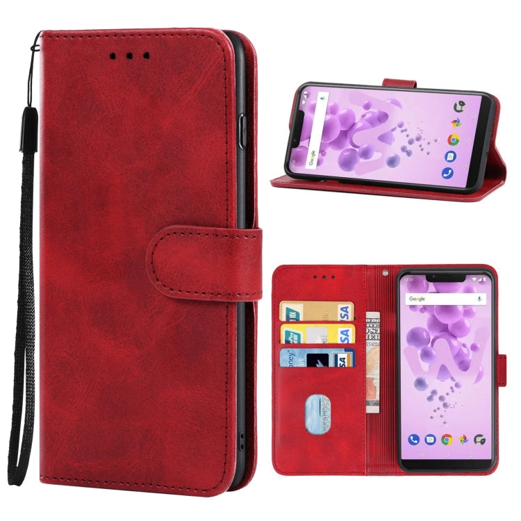 Leather Phone Case For Wiko View2 Go