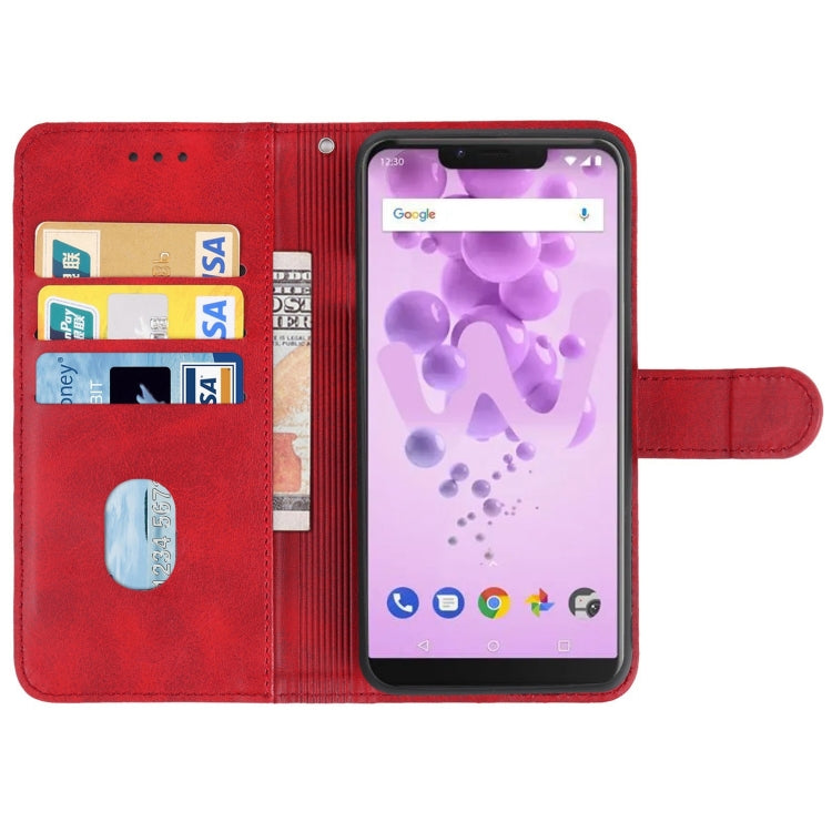 Leather Phone Case For Wiko View2 Go
