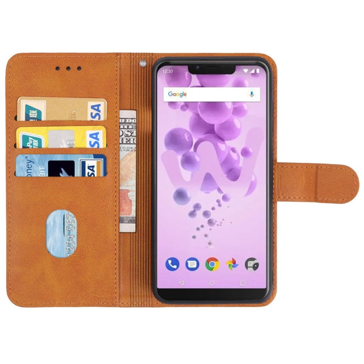 Leather Phone Case For Wiko View2 Go
