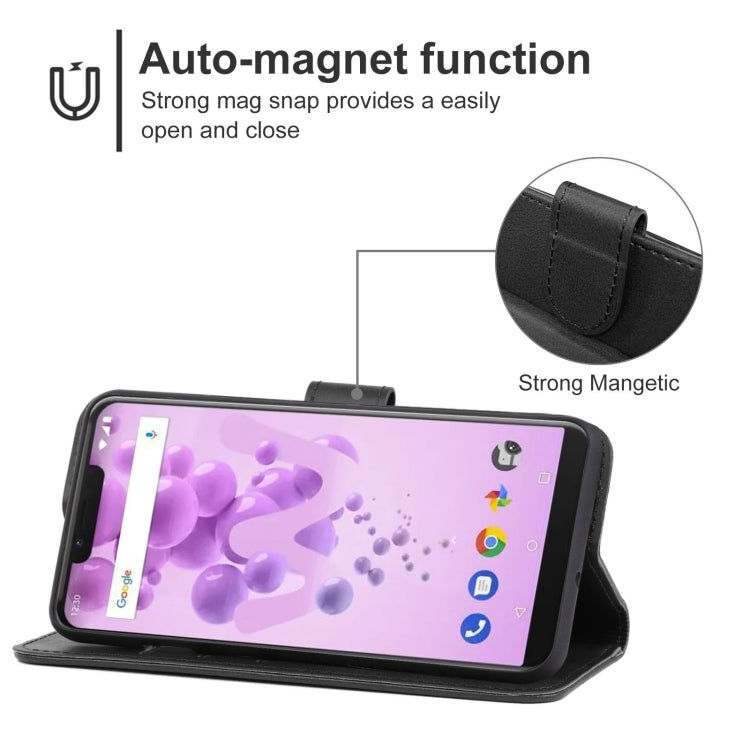 Leather Phone Case For Wiko View2 Go