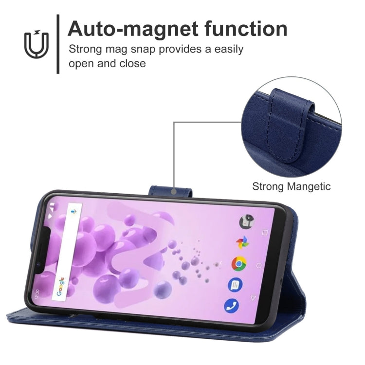 Leather Phone Case For Wiko View2 Go