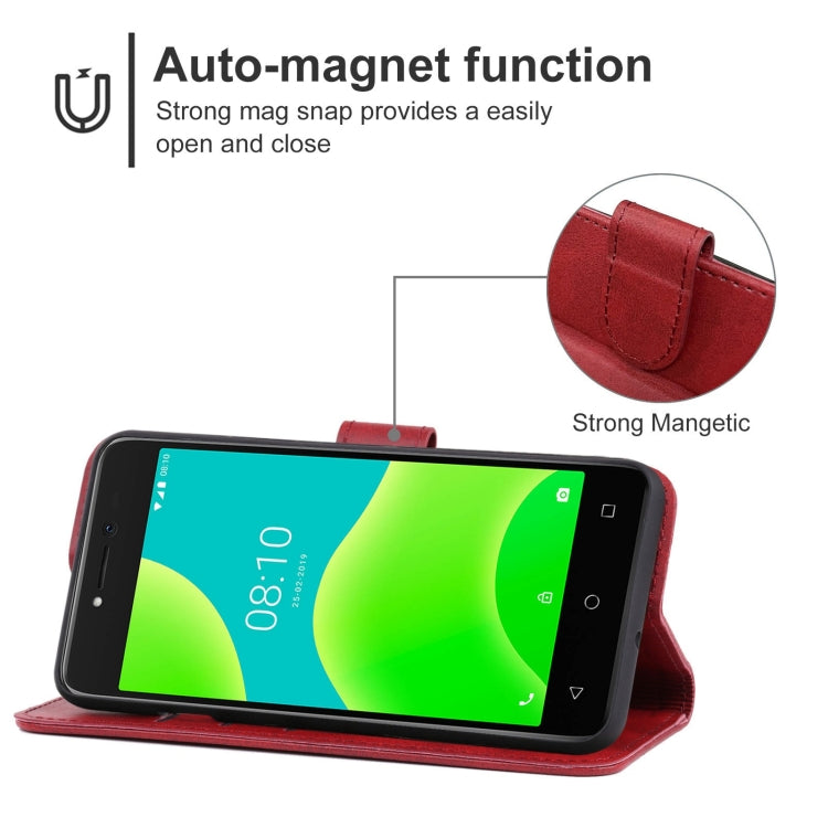 Leather Phone Case For Wiko Y50 / Sunny4