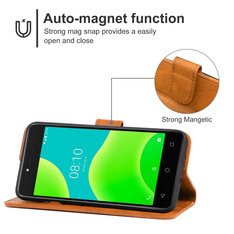 Leather Phone Case For Wiko Y50 / Sunny4