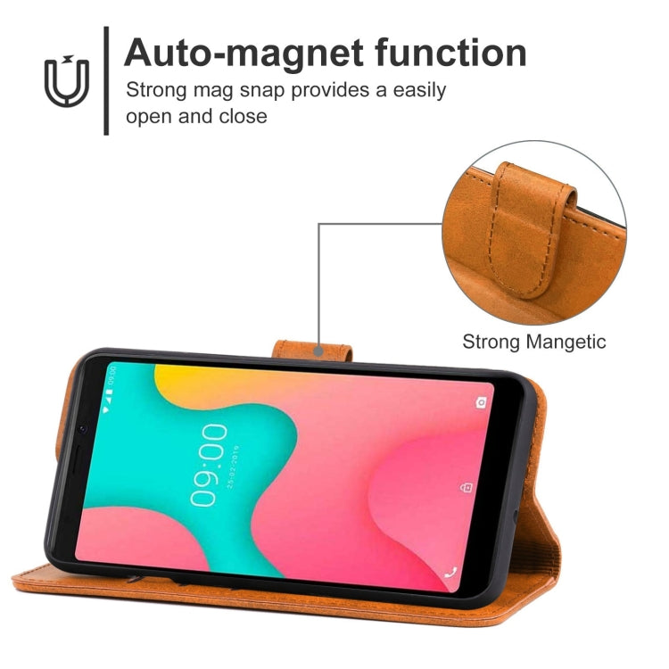 Leather Phone Case For Wiko Y60