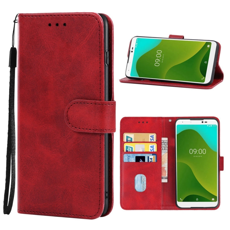 Leather Phone Case For Wiko Y70