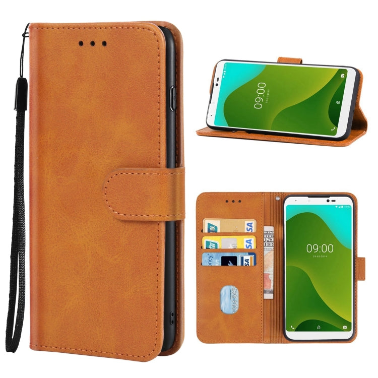 Leather Phone Case For Wiko Y70