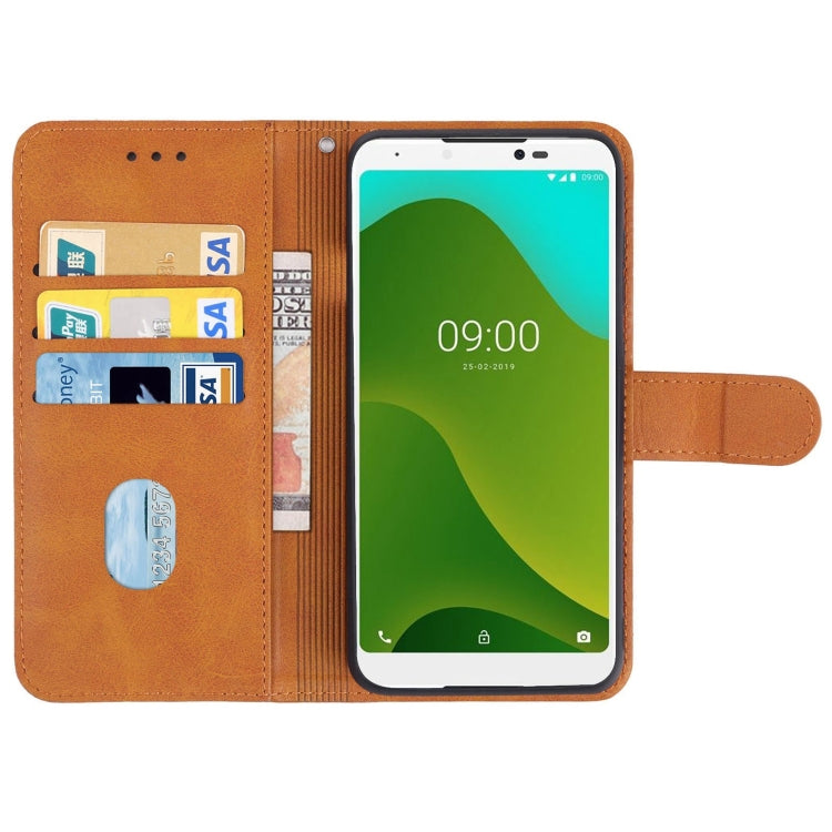 Leather Phone Case For Wiko Y70
