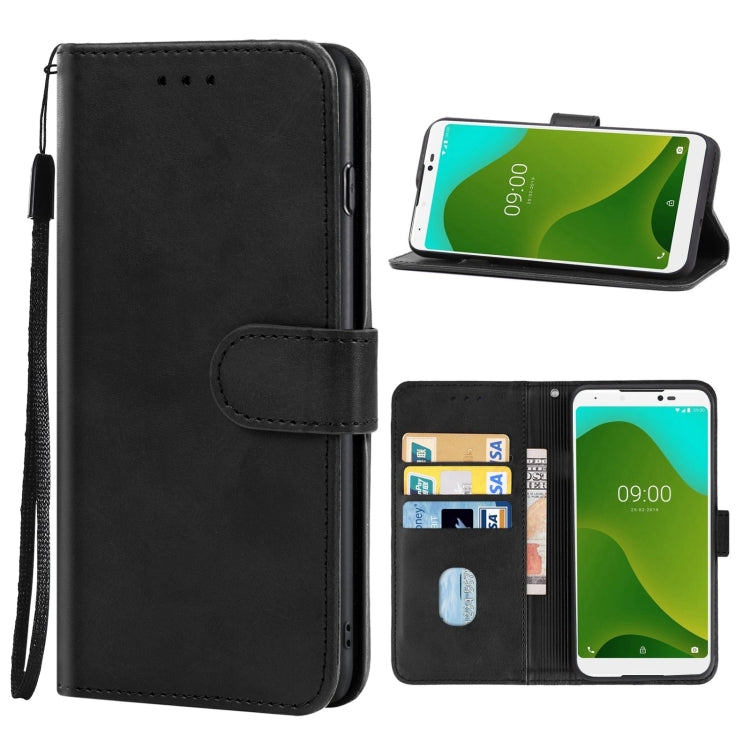 Leather Phone Case For Wiko Y70