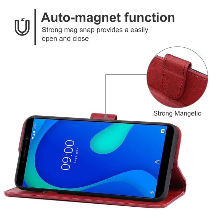 Leather Phone Case For Wiko Y80
