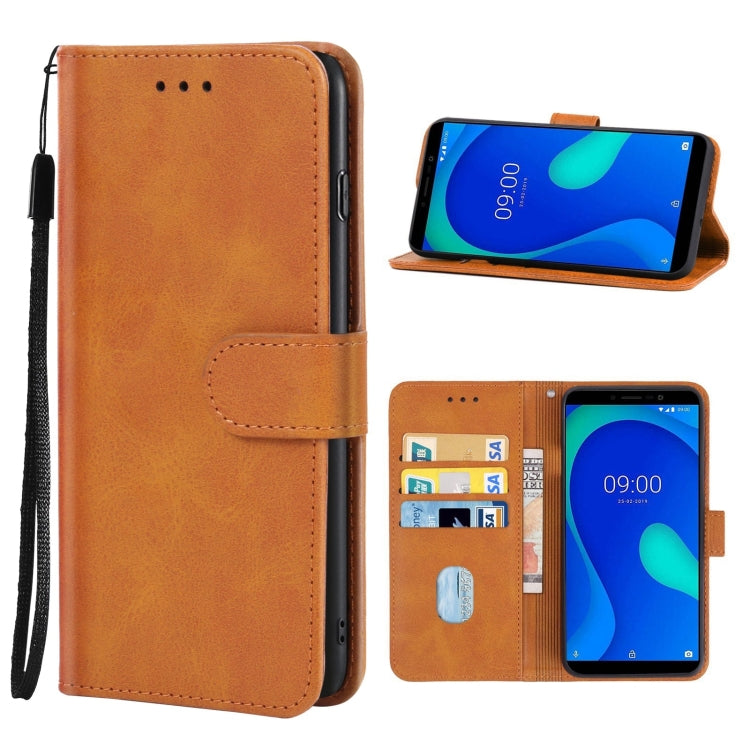 Leather Phone Case For Wiko Y80