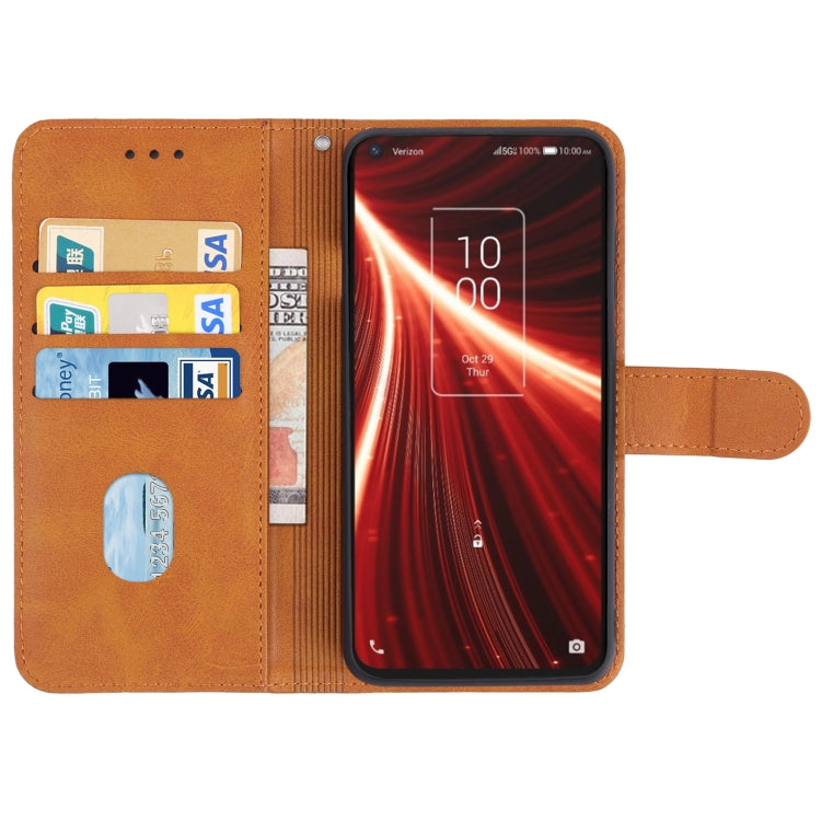 Leather Phone Case For TCL 10 5G