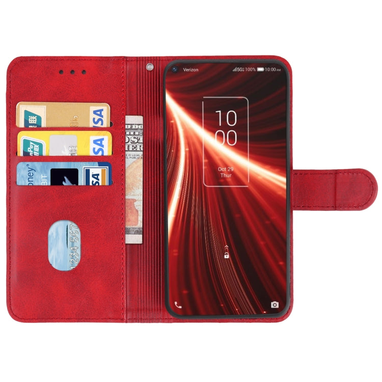 Leather Phone Case For TCL 10 5G