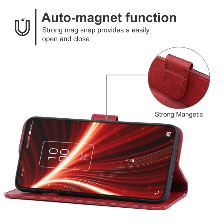 Leather Phone Case For TCL 10 5G