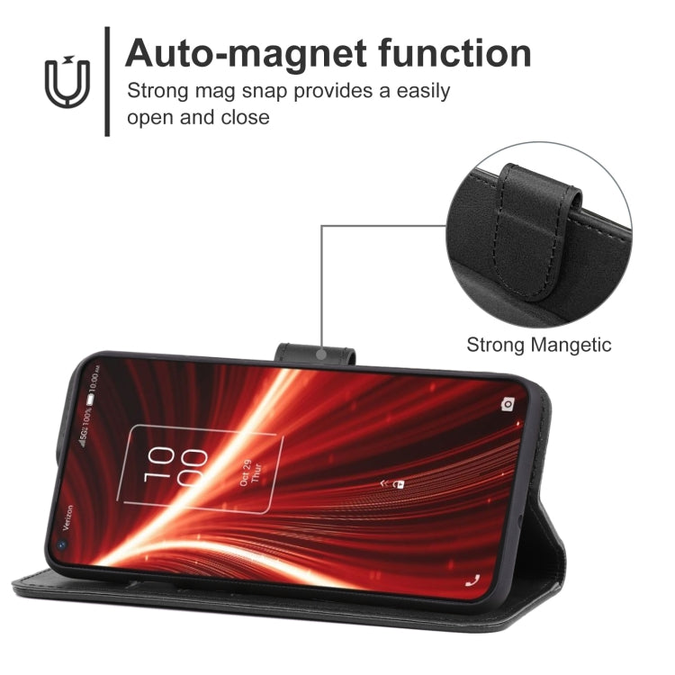 Leather Phone Case For TCL 10 5G