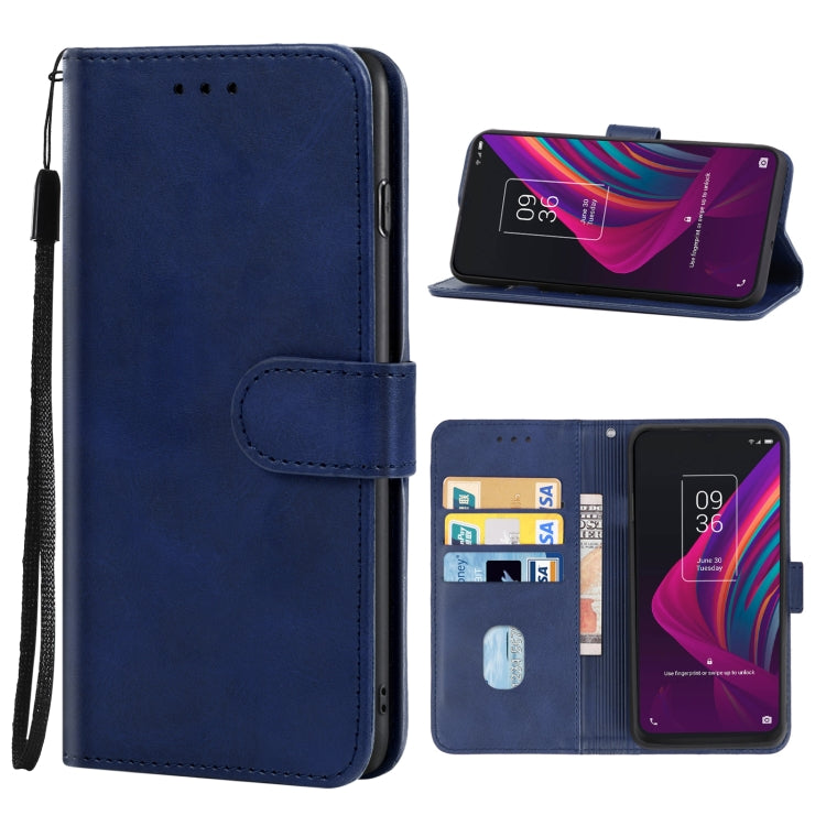 Leather Phone Case For TCL 10 SE
