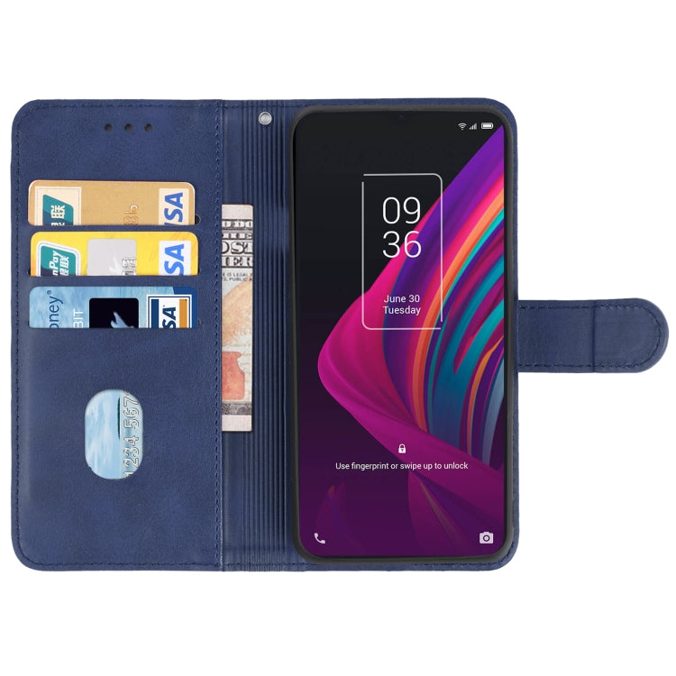 Leather Phone Case For TCL 10 SE