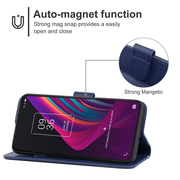 Leather Phone Case For TCL 10 SE