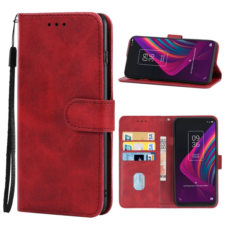 Leather Phone Case For TCL 10 SE