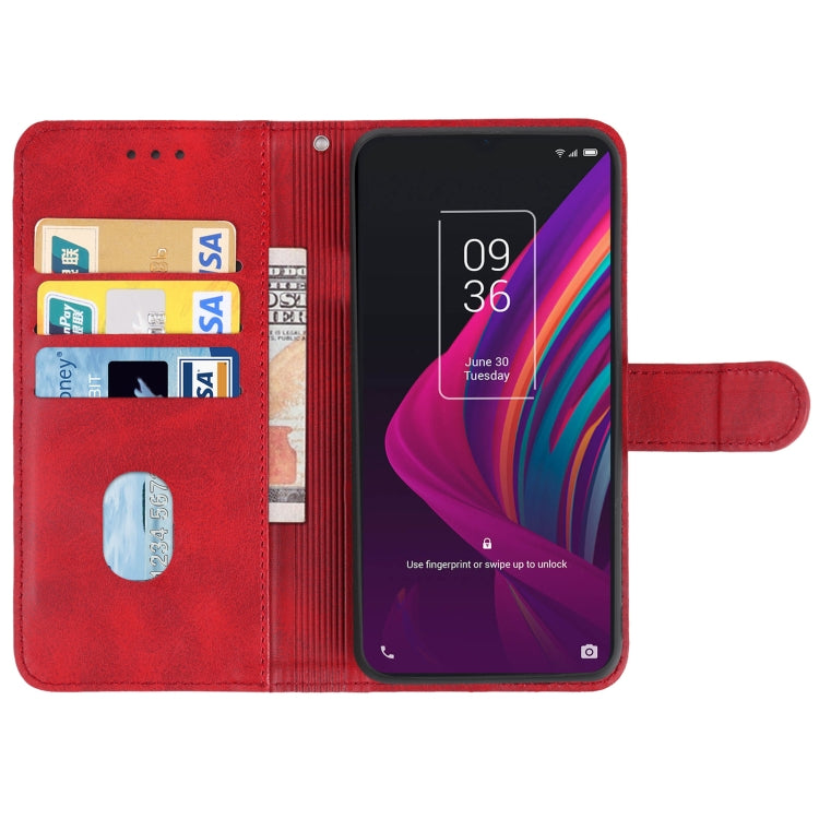 Leather Phone Case For TCL 10 SE