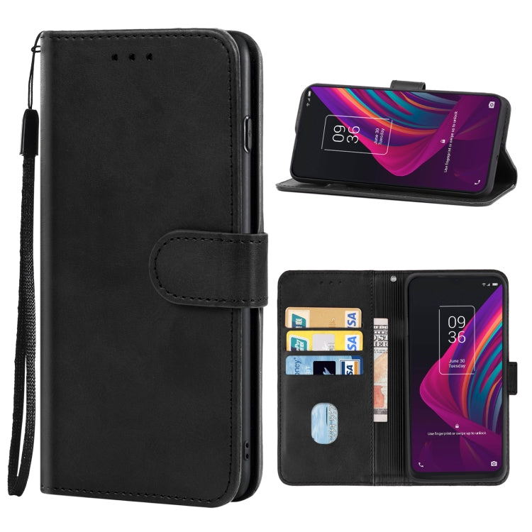 Leather Phone Case For TCL 10 SE