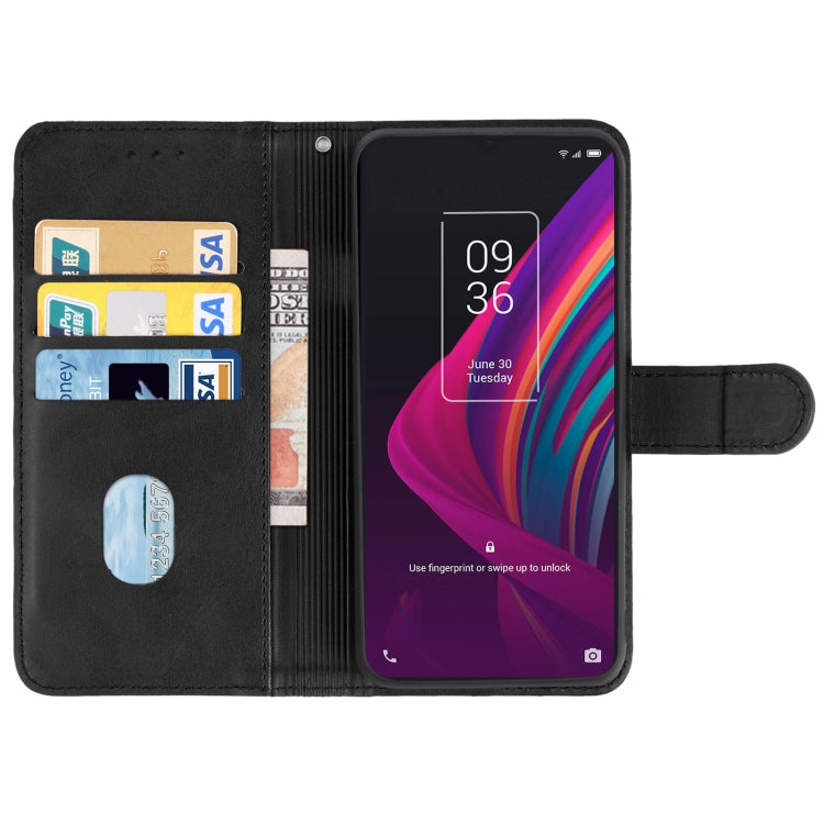 Leather Phone Case For TCL 10 SE