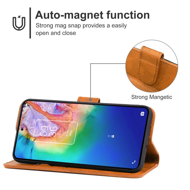 Leather Phone Case For TCL 20 5G