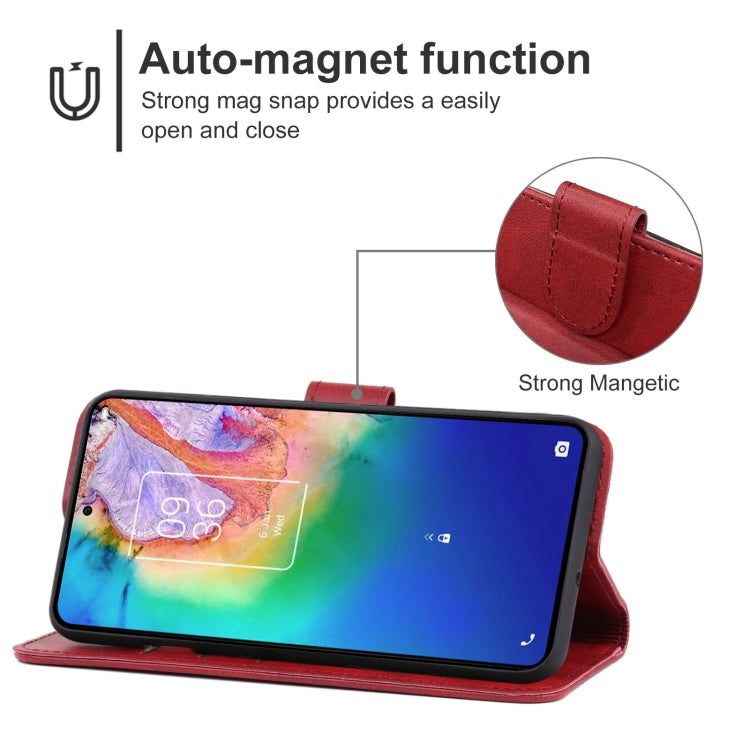 Leather Phone Case For TCL 20 5G