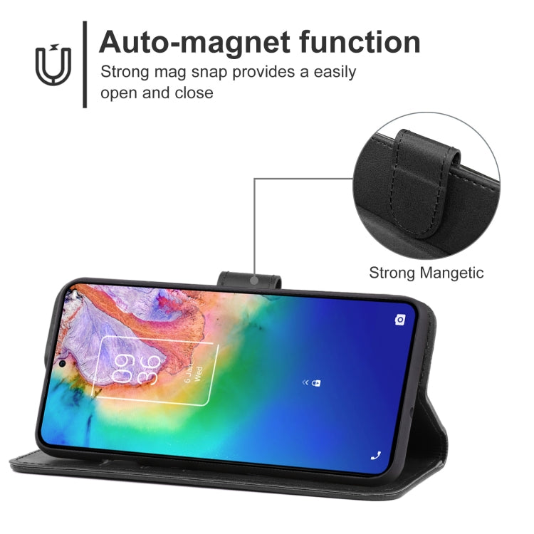 Leather Phone Case For TCL 20 5G