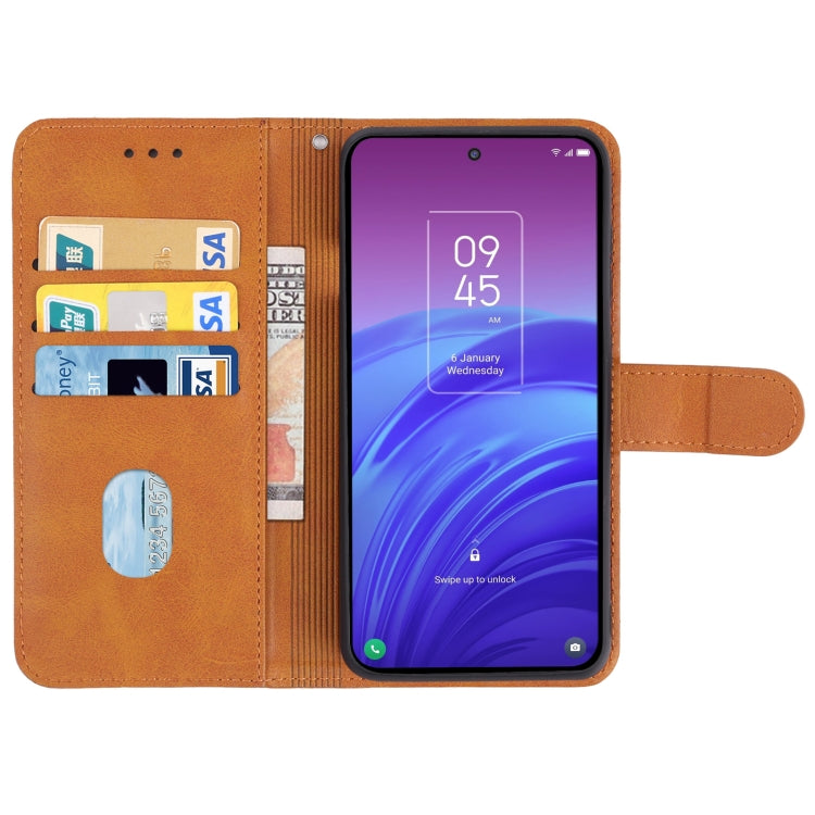 Leather Phone Case For TCL 20L