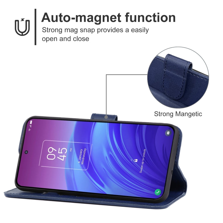 Leather Phone Case For TCL 20L