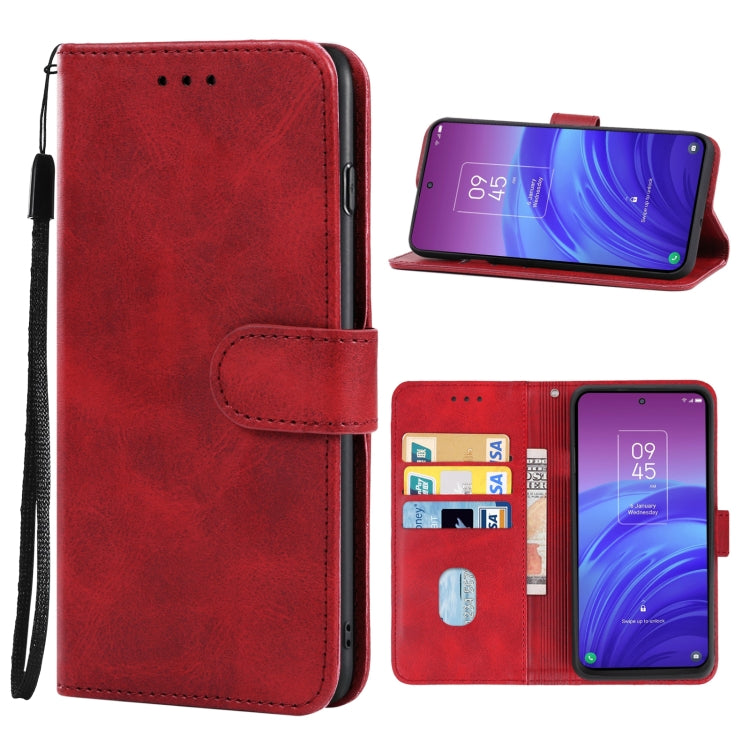 Leather Phone Case For TCL 20L