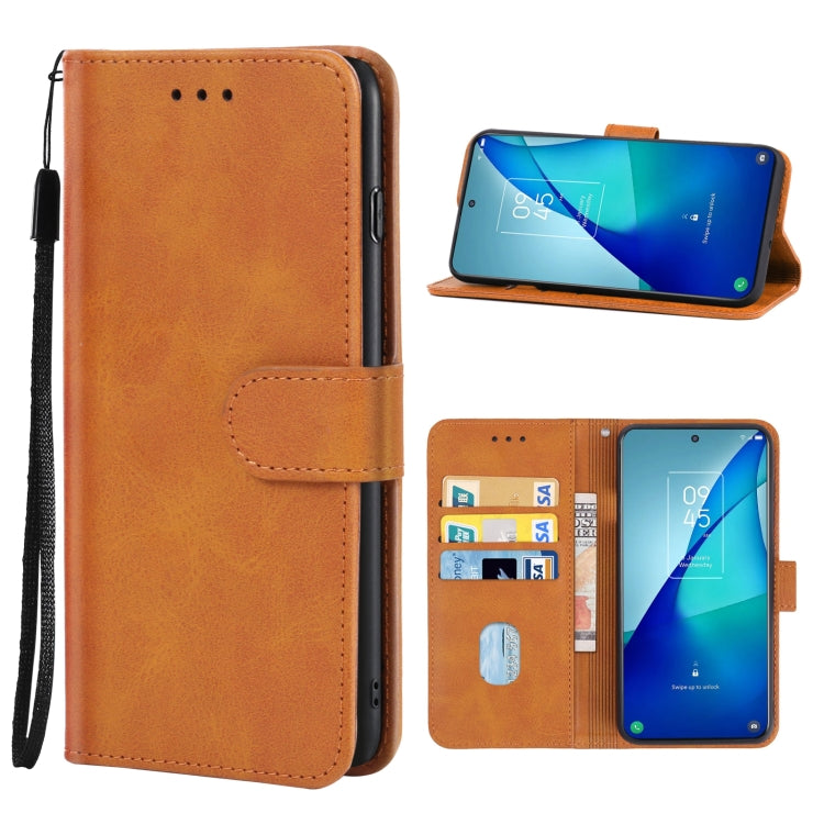 Leather Phone Case For TCL 20L+