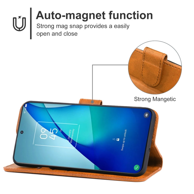 Leather Phone Case For TCL 20L+