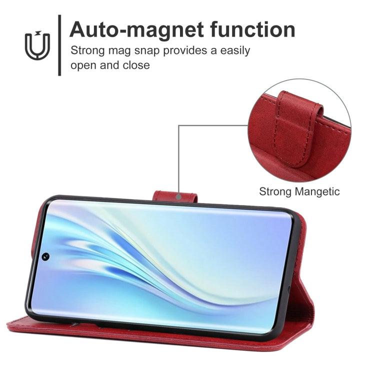 Leather Phone Case For Honor V40 Lite