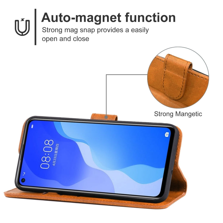 Leather Phone Case For Huawei nova 7 SE 5G Youth