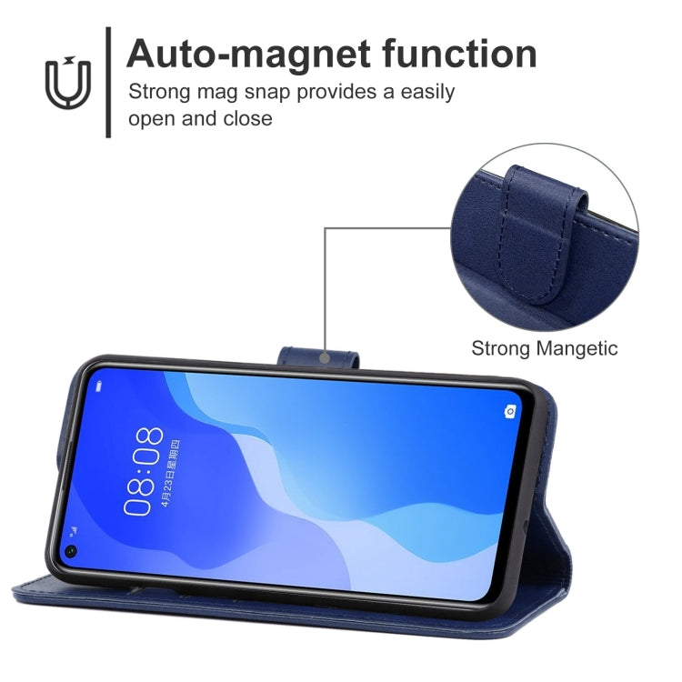Leather Phone Case For Huawei nova 7 SE 5G Youth