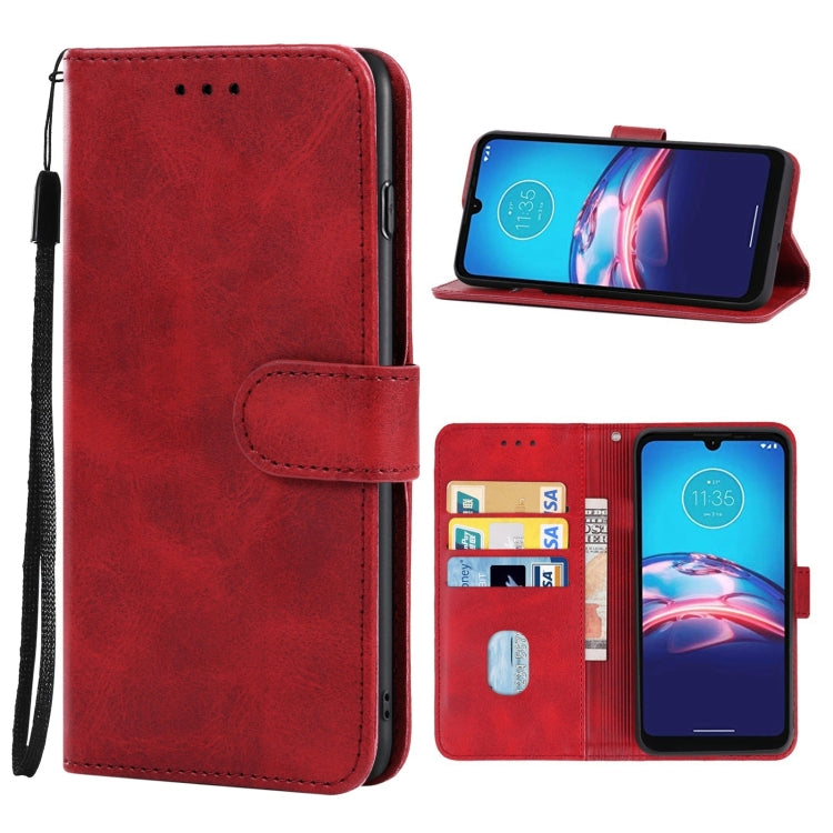 Leather Phone Case For Motorola Moto E6i
