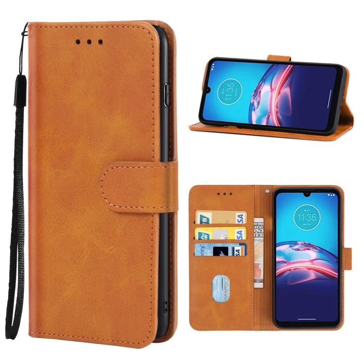 Leather Phone Case For Motorola Moto E6i