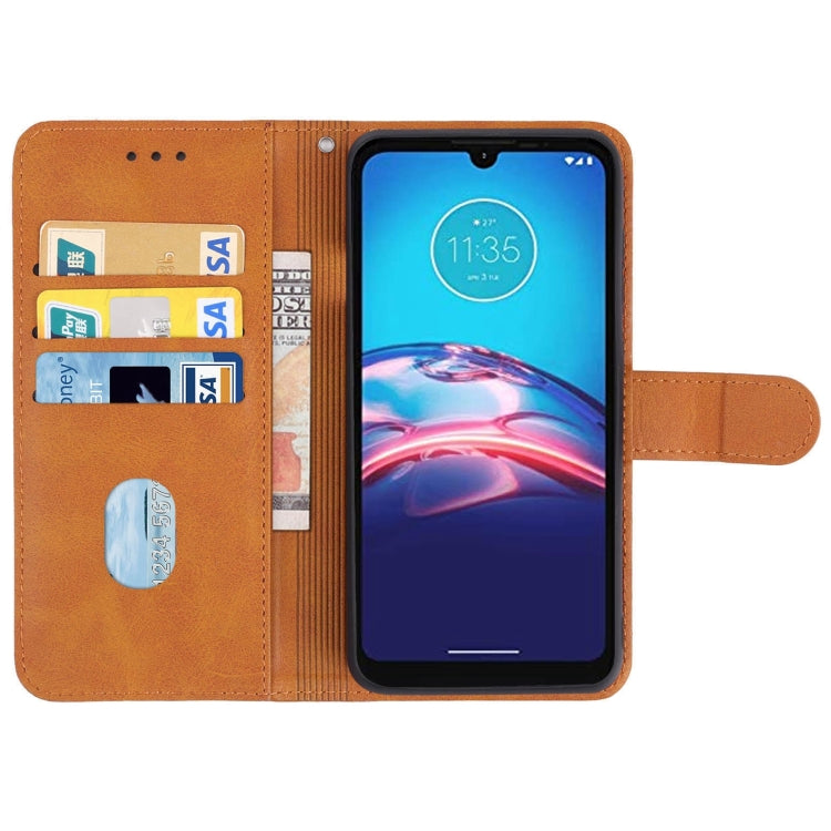 Leather Phone Case For Motorola Moto E6i