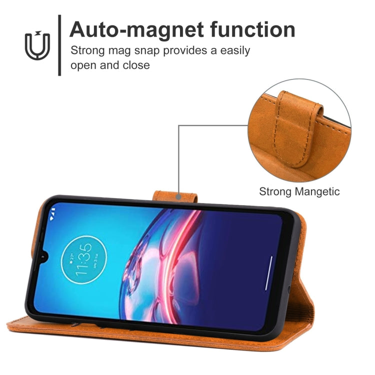 Leather Phone Case For Motorola Moto E6i