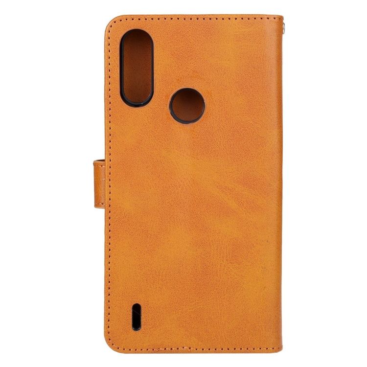 Leather Phone Case For Motorola Moto E7 Power