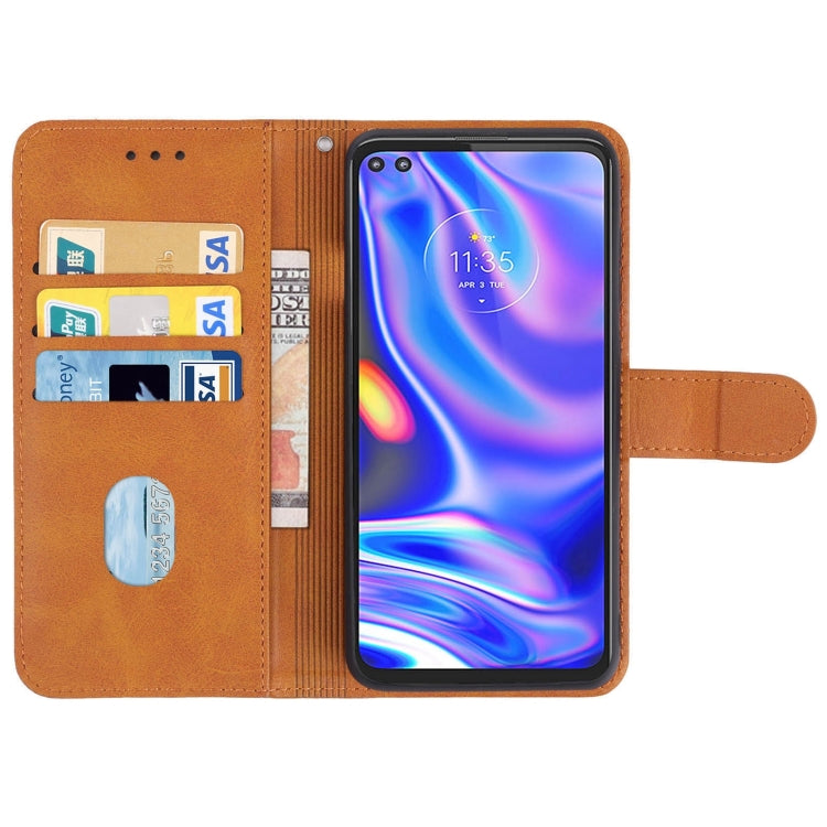 Leather Phone Case For Motorola One 5G