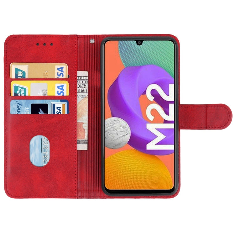 For Samsung Galaxy M22 / A22 4G Leather Phone Case