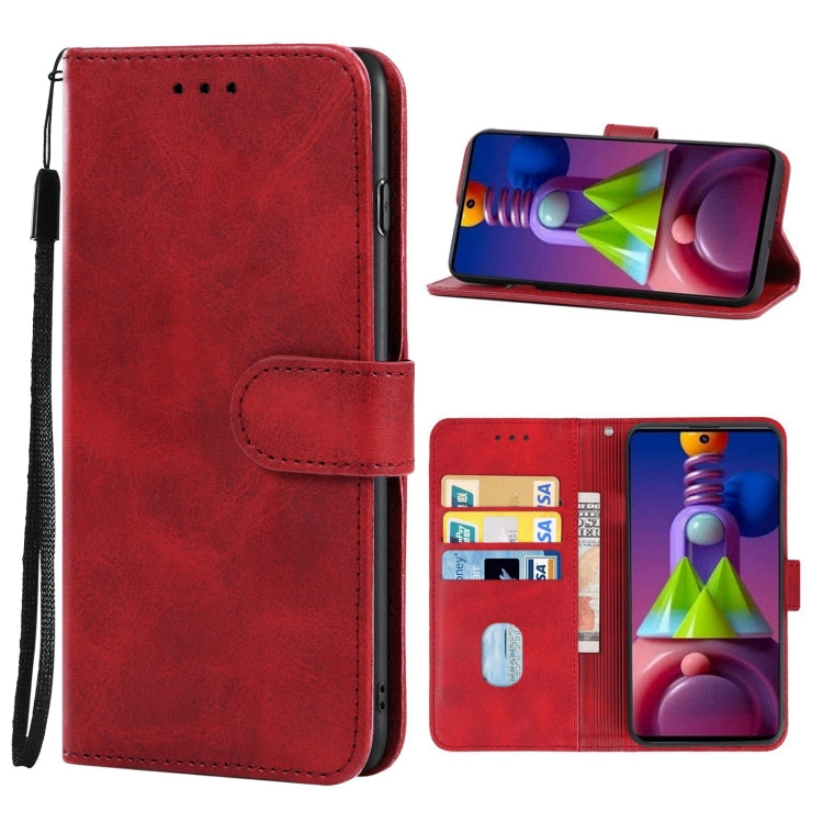 For Samsung Galaxy M52 5G Leather Phone Case