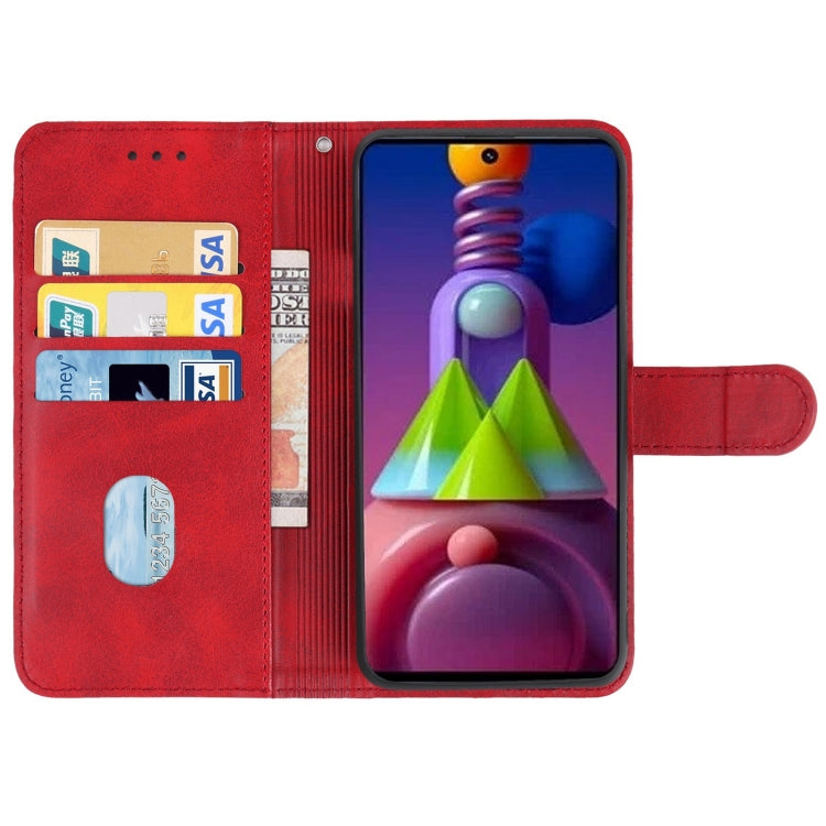 For Samsung Galaxy M52 5G Leather Phone Case