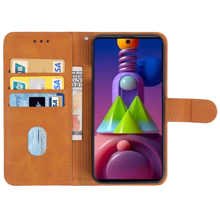 For Samsung Galaxy M52 5G Leather Phone Case