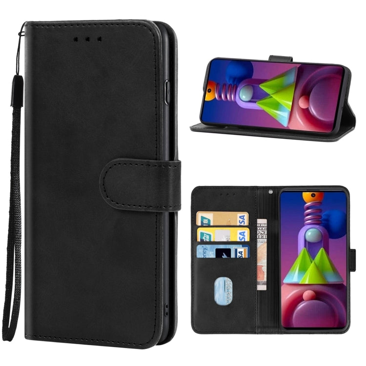 For Samsung Galaxy M52 5G Leather Phone Case